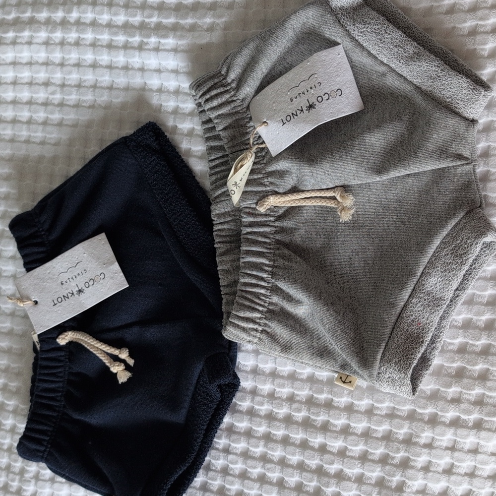Cocoknot clothing Bundle Of Navy And Gray Shorties